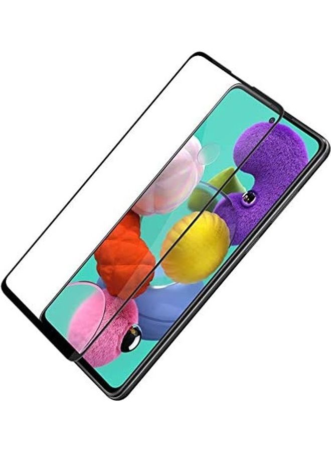 ICS Screen Protector For Samsung Galaxy A51 Clear/Black - Image 2
