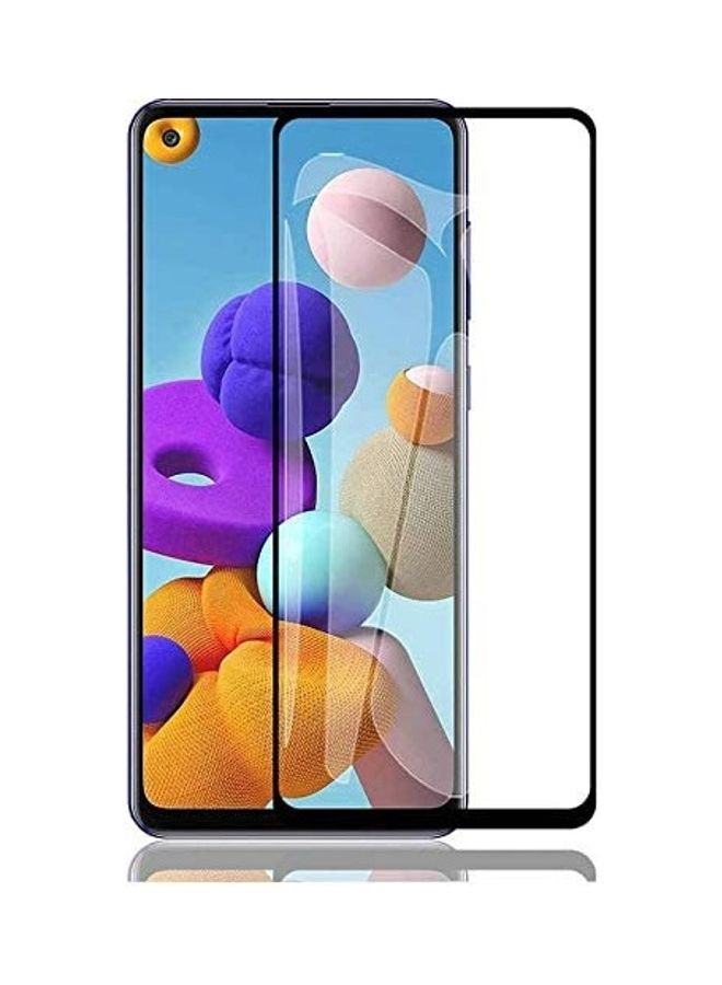 ICS Screen Protector For Samsung Galaxy A21S Clear/Black - Image 1