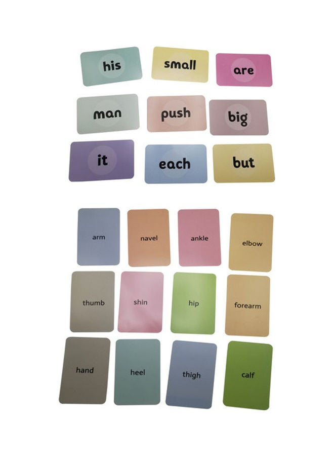 Little Kitabi - 2-Pack Sight Words and Human Body Flash Cards Set - Image 1
