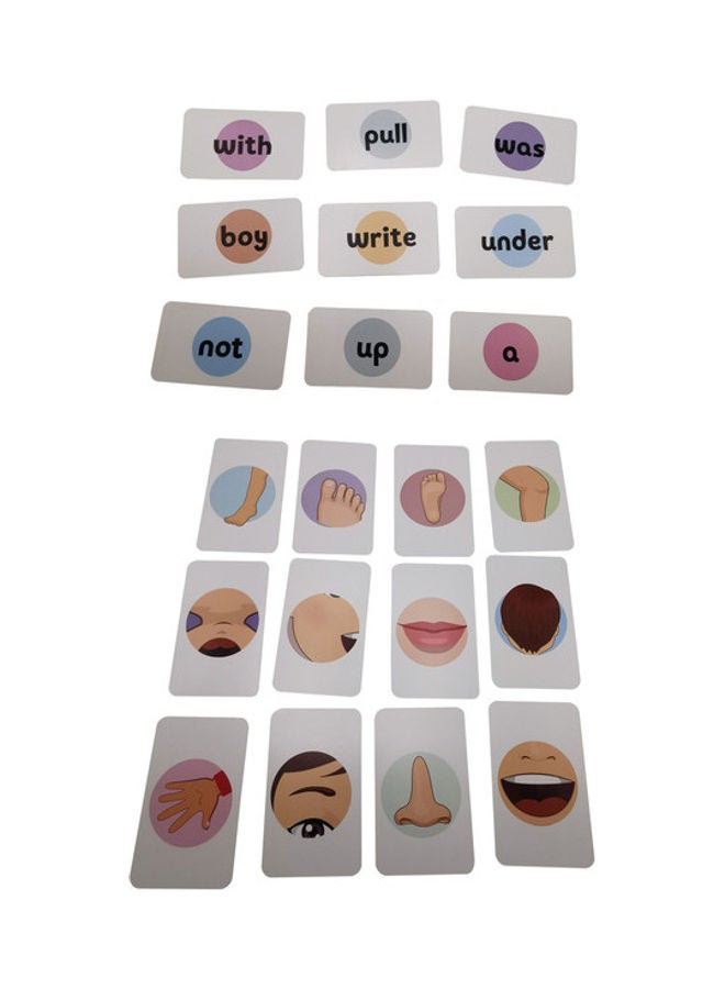 Little Kitabi - 2-Pack Sight Words and Human Body Flash Cards Set - Image 1