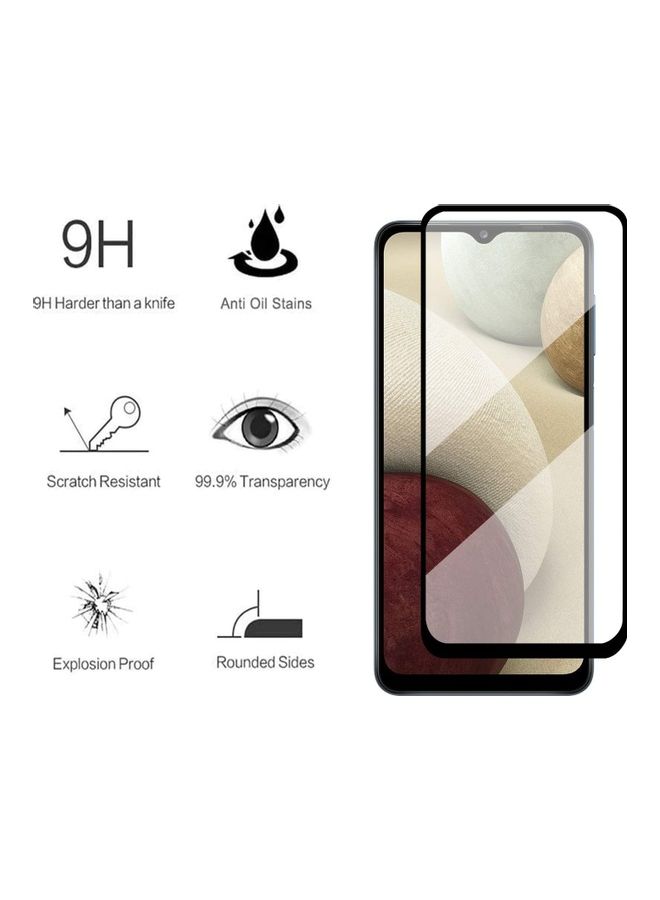 أي سي إس لاصقة حماية للشاشة لهاتف سامسونج جالاكسي A12 شفاف/ أسود - Image 2