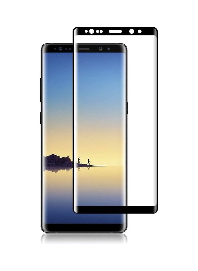 ICS Tempered Glass Screen Protector For Samsung Galaxy Note9 Black/Clear - Image 1