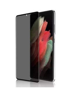 أي سي إس لاصقة حماية للشاشة من الزجاج المقوى لهاتف سامسونج جالاكسي S21 ألترا 5G شفاف/أسود  - Image 1