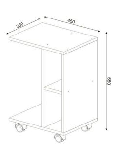 DecoModul Leon Side Table White  - Image 3