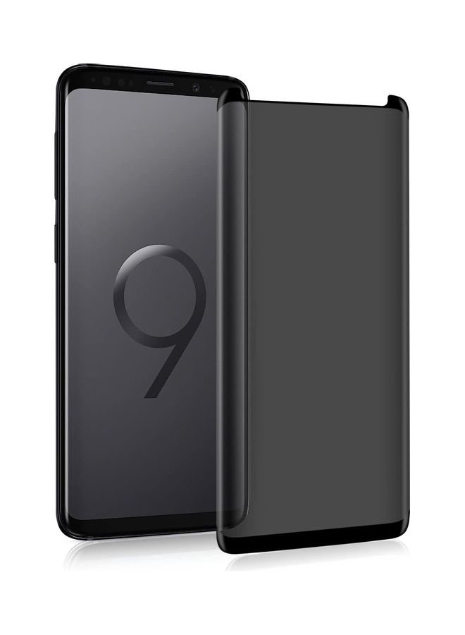 ICS Tempered Glass Screen Protector For Samsung Galaxy S9+ Clear/Black - Image 1