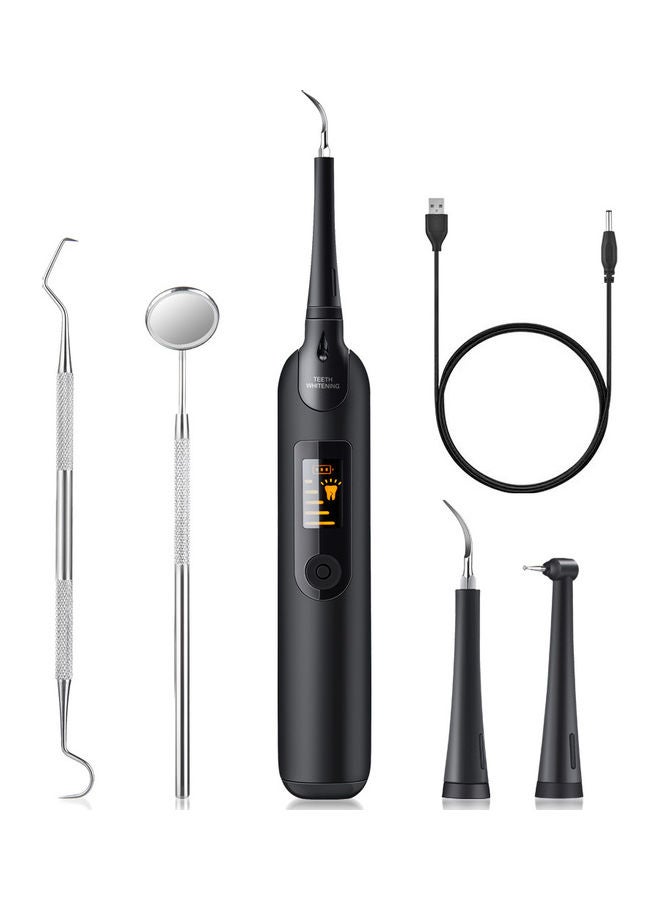 إيزي سو مجموعة تنظيف الأسنان الكهربائية مع شاشة LED أسود/فضي - Image 1