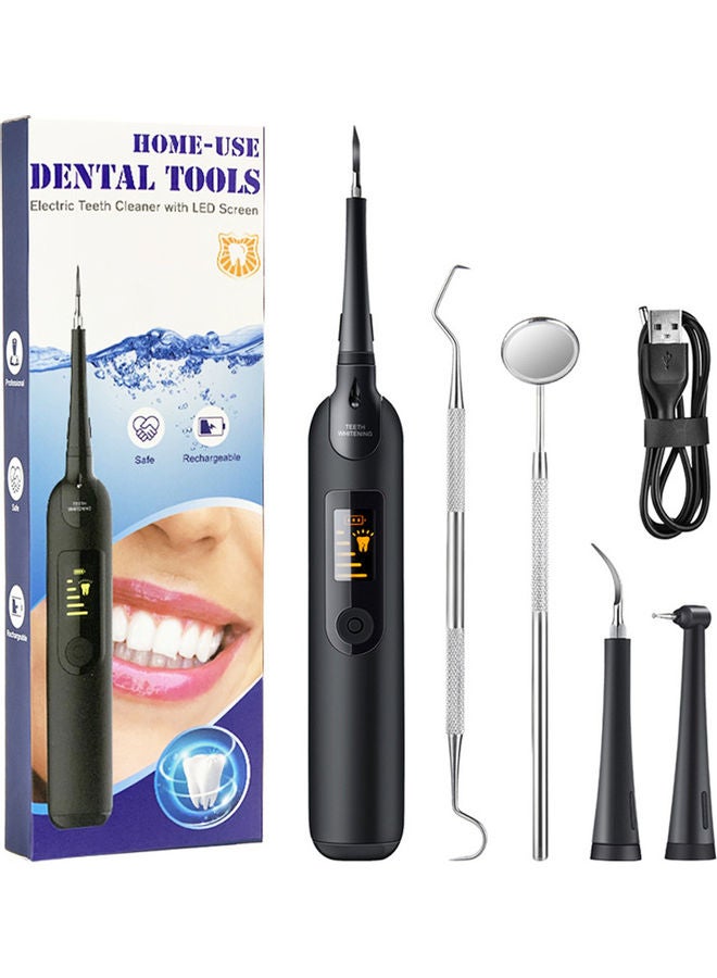 إيزي سو مجموعة تنظيف الأسنان الكهربائية مع شاشة LED أسود/فضي - Image 2