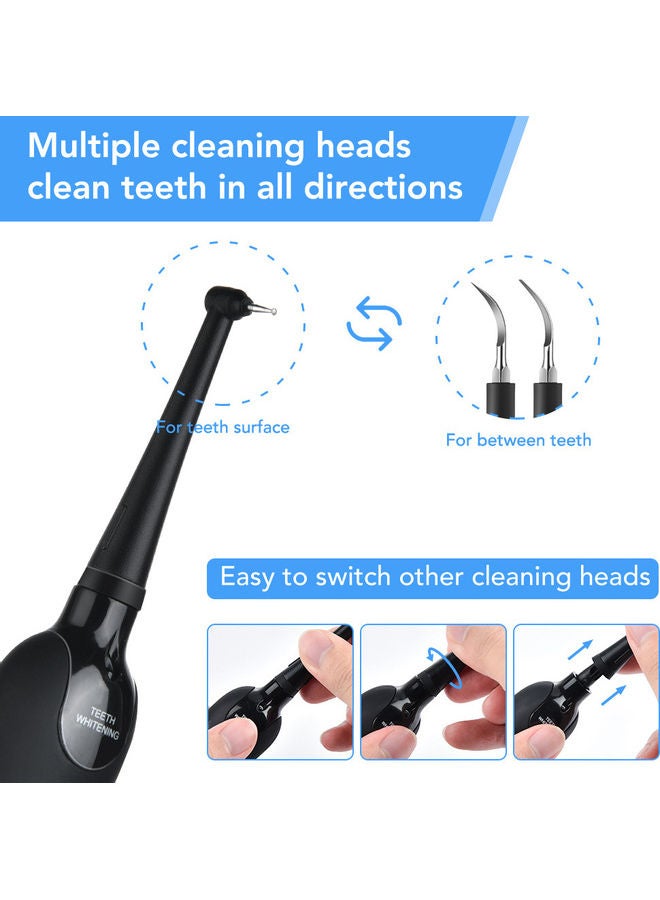 إيزي سو مجموعة تنظيف الأسنان الكهربائية مع شاشة LED أسود/فضي - Image 3