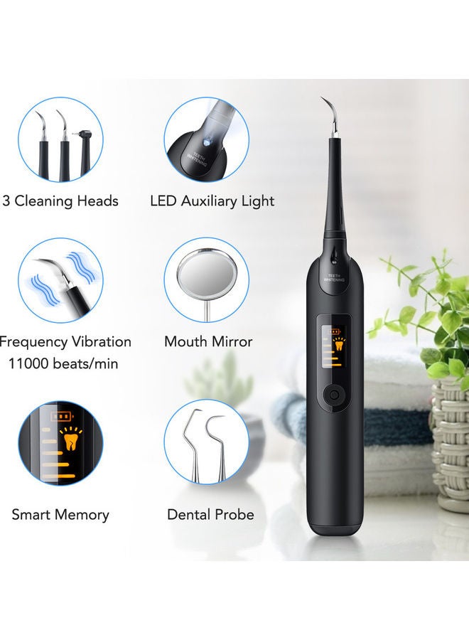 إيزي سو مجموعة تنظيف الأسنان الكهربائية مع شاشة LED أسود/فضي - Image 4