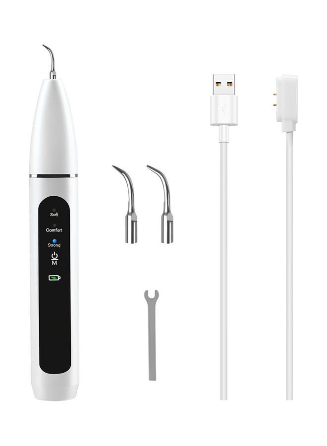 إيزي سو منظف أسنان كهربائي مضاد للماء أبيض/ أسود - Image 1