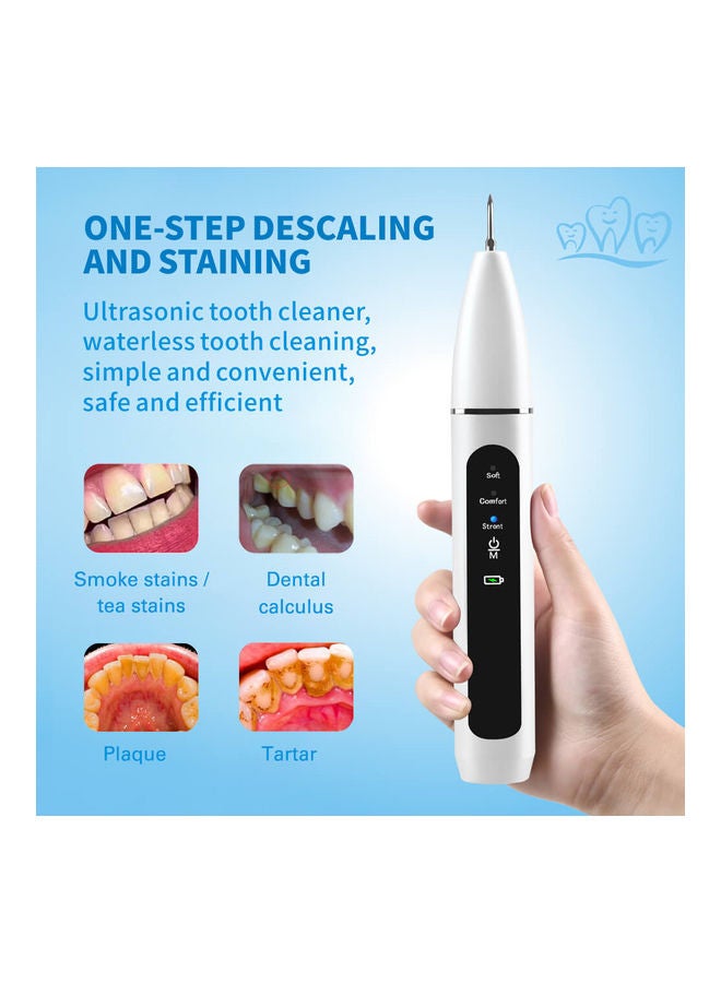 إيزي سو منظف أسنان كهربائي مضاد للماء أبيض/ أسود - Image 3