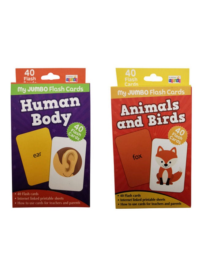 Little Kitabi Double Pack Early Learning Development  Human Body, Animals And Birds  - Image 1
