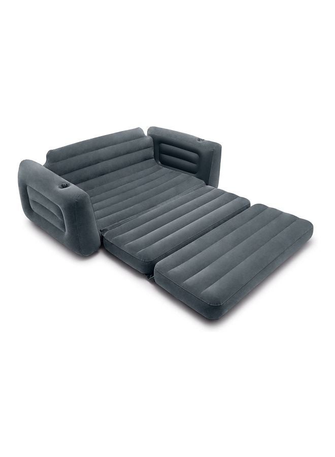INTEX - Pull Out Inflatable Sofa Grey 203x224x66meter - Image 1
