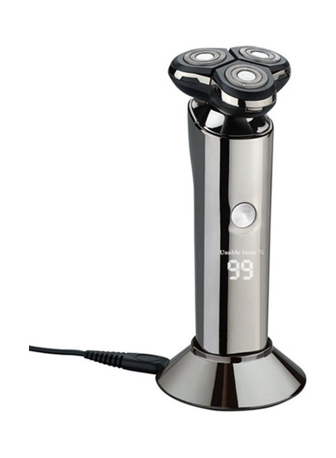 إيزي سو ماكينة حلاقة كهربائية للرجال مزوّدة بشاشة رقمية فضي - Image 1