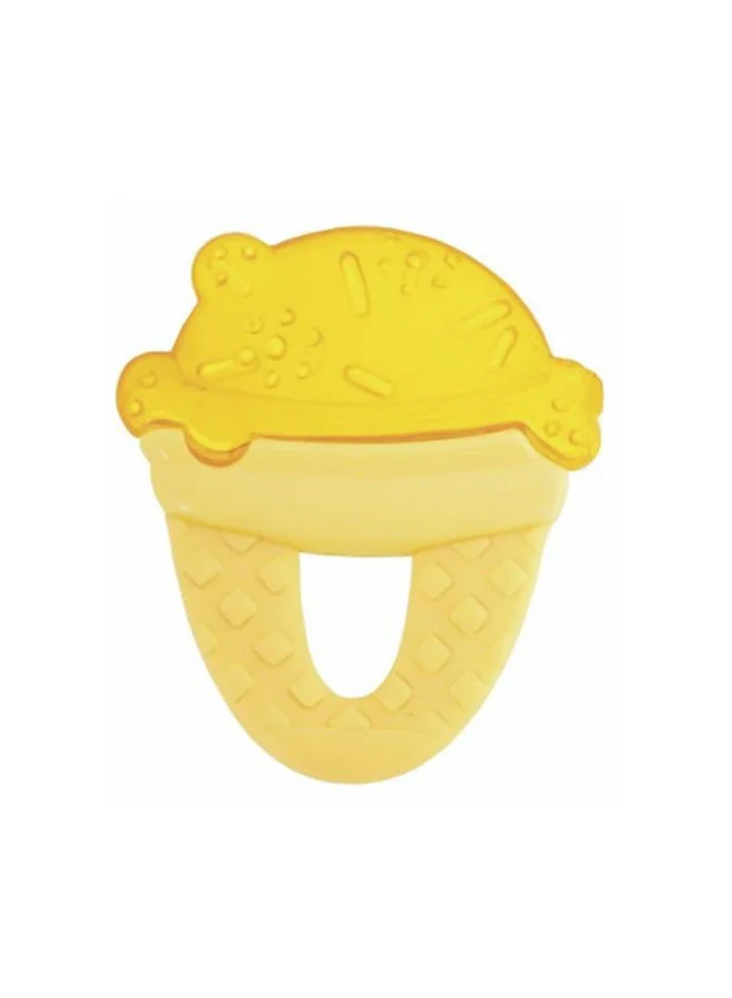 شيكو عضاضة ايس كريم من فريش ريلاكس - ٤ شهور - أصفر / وردي