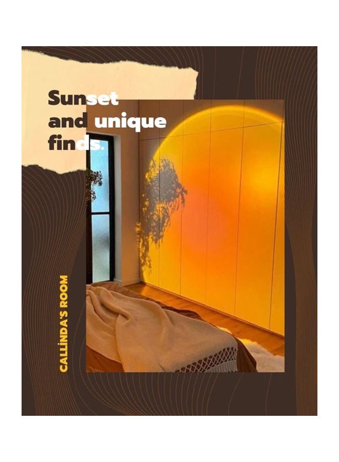 NAISU Sunset Lamp with stand Long Arm stand Multicolour - Image 3