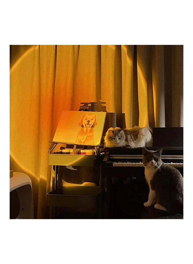 NAISU Sunset Lamp with stand Long Arm stand Multicolour - Image 4