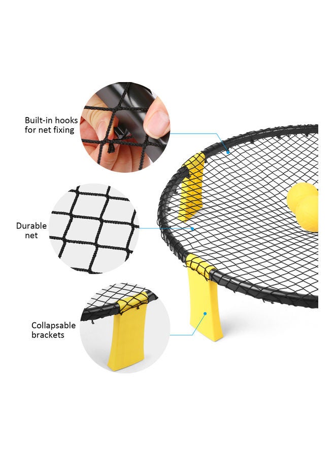 طقم لعبة كرة طائرة صغيرة للشاطئ - Image 3