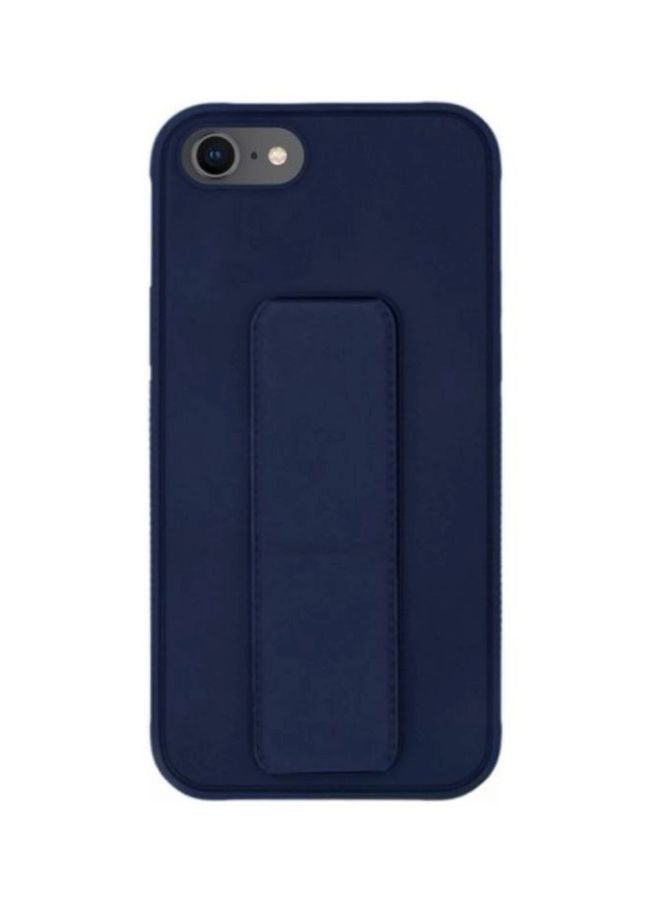MARGOUN Protective Case Cover with Finger Grip Stand for Apple iPhone SE Blue  - Image 2