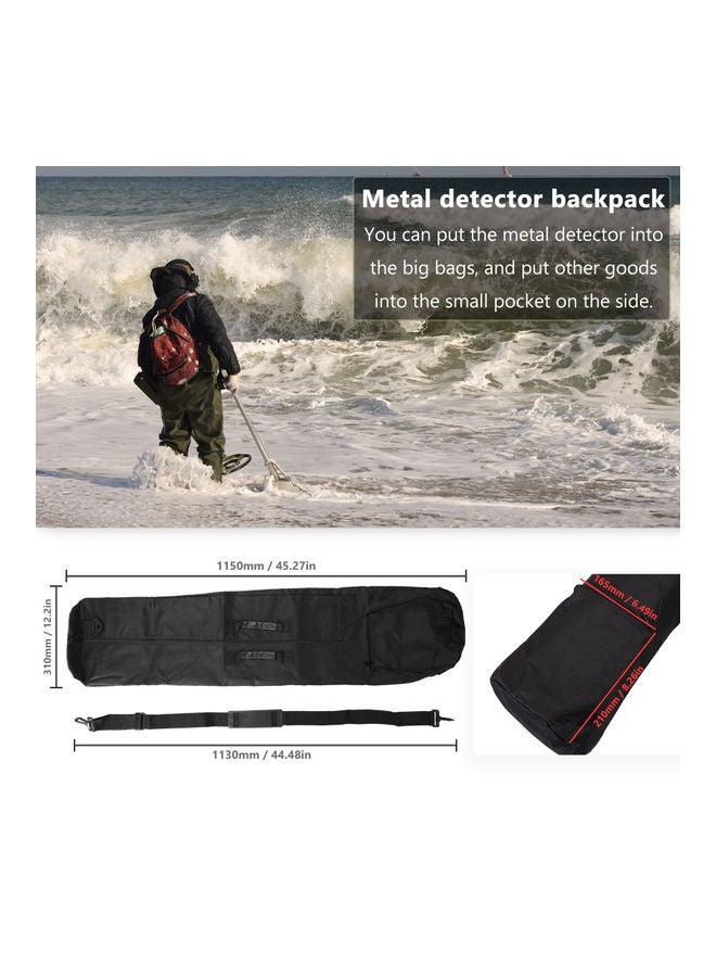 Generic - Metal Detector Backpack With Strap Black - Image 1