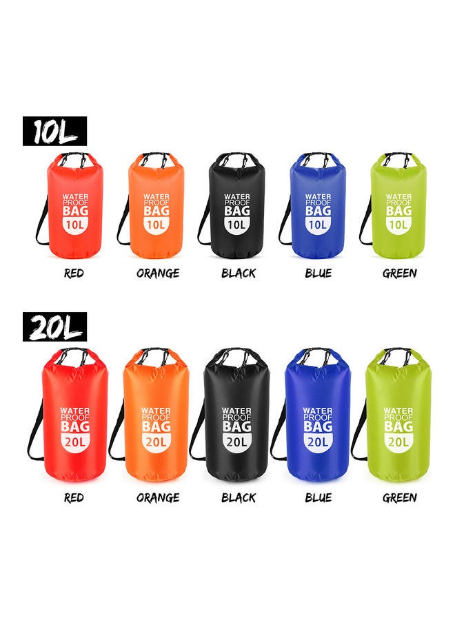 Generic Transparent Window Checkered Cloth PVC Waterproof Bag 45X24cm - Image 5