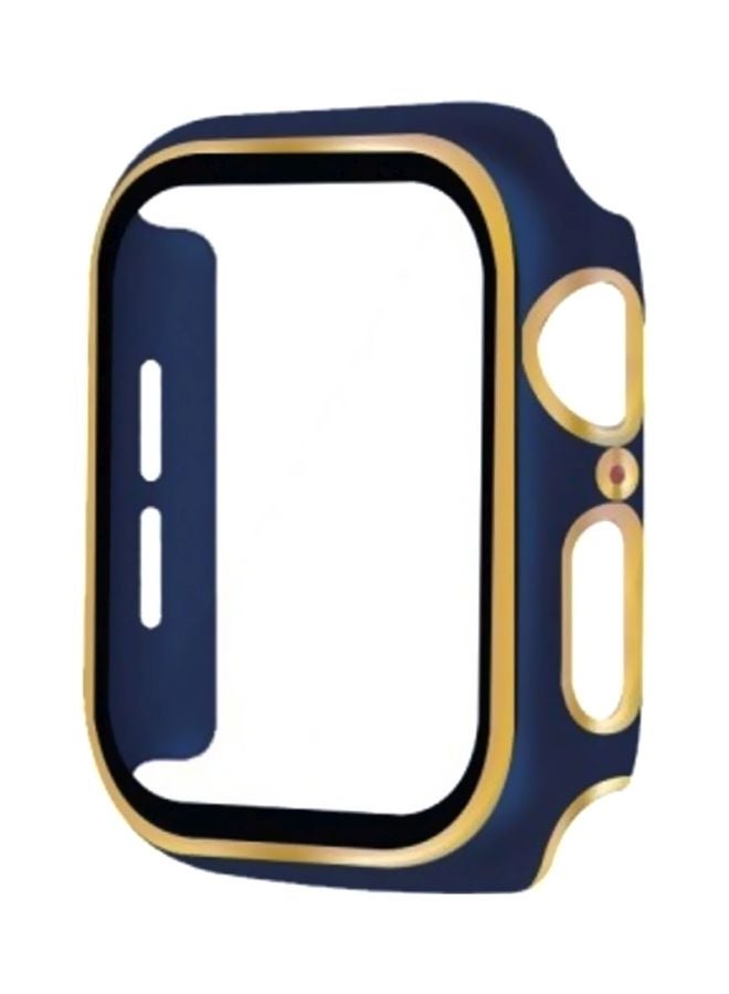 MARGOUN Protective Case Cover for Apple Watch 40mm Clear/Blue/Gold - Image 1