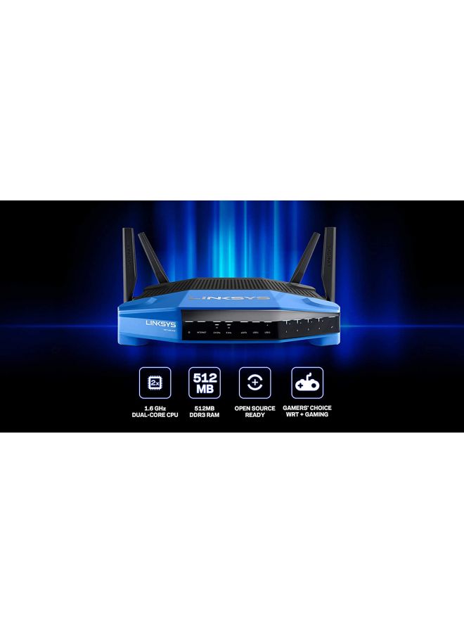 LINKSYS WRT1900AC Broadband Router Black/Blue - Image 4
