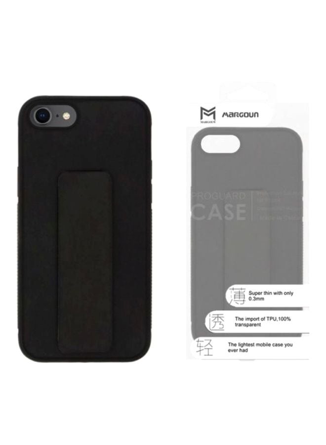 MARGOUN Protective Case Cover with Finger Grip Stand for Apple iPhone 7 Black  - Image 3