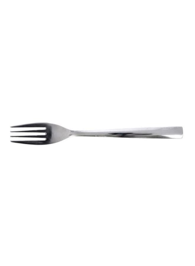 Royalford - Stainless Steel Table Fork 6Pcs 19.5Cm Dishwasher Safe Marks & Stains Free Silver - Image 1