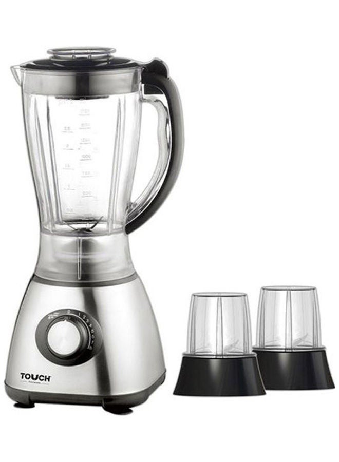 تاتش الزينوكي Blender 8 Speeds - 2 Grinders 1.7 L 400.0 W 40553 Silver