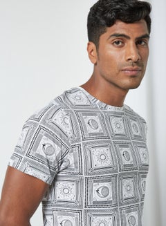 All-Over Print Shirt Optic White/Jet Black - v1625046849/N45488574V_3