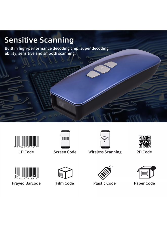 Barcode Scanner Blue