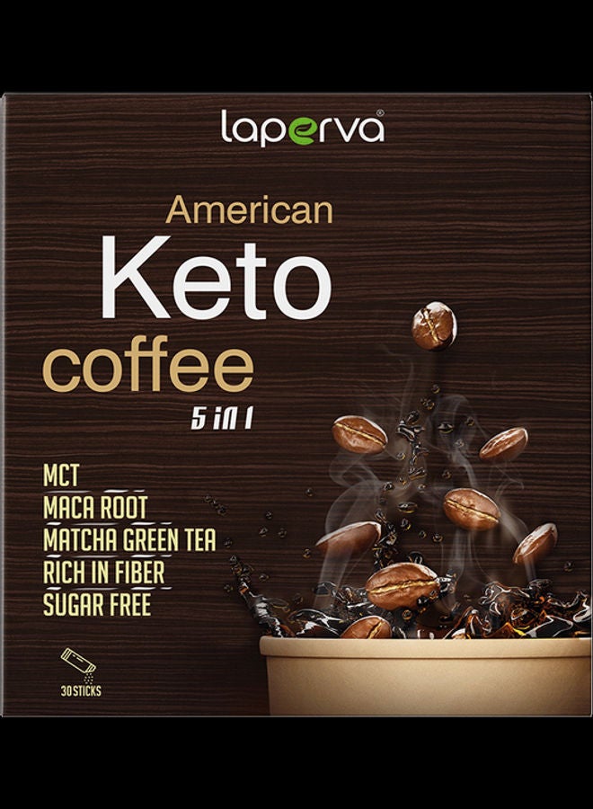 Laperva 5 In 1 American Keto Coffee- 30 Sticks - Image 3