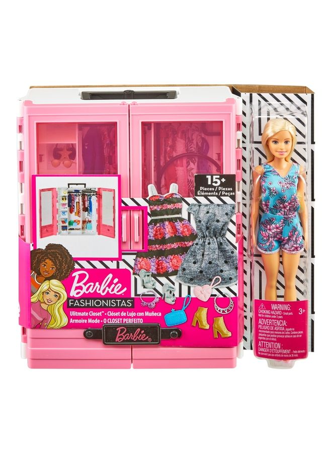 Barbie Ultimate Closet + Doll - Image 1