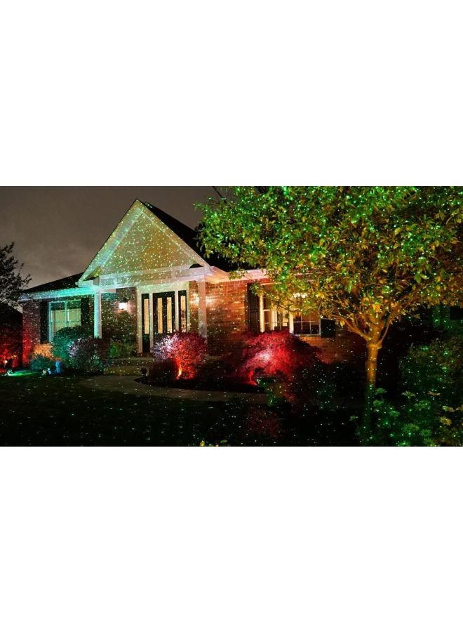 بيوينتي ضوء بروجيكتور ليزري بتصميم نجوم أبيض 12x20سم - Image 5