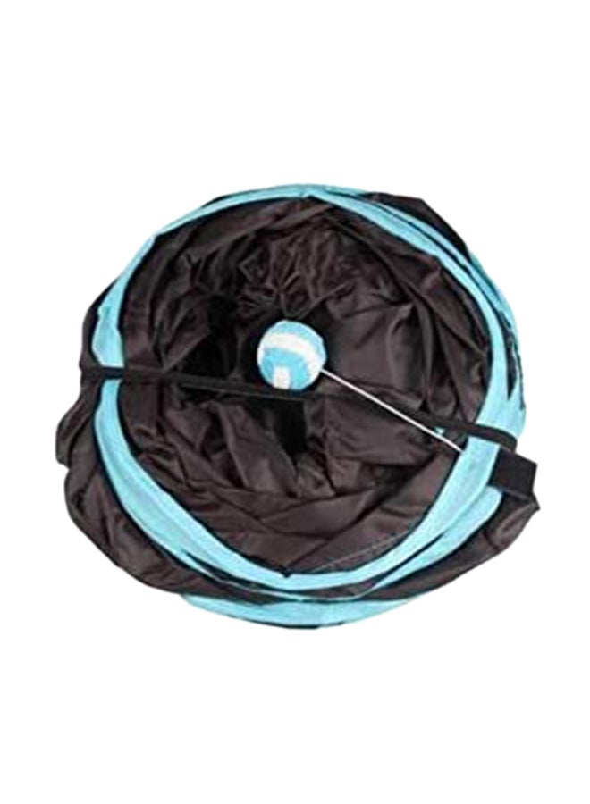 Mumoo Bear 3 Way Folding Hide And Seek Play Tunnel Toy For Pet Blue/Black 3.8 x 27.4 x 26.6cm  - Image 2