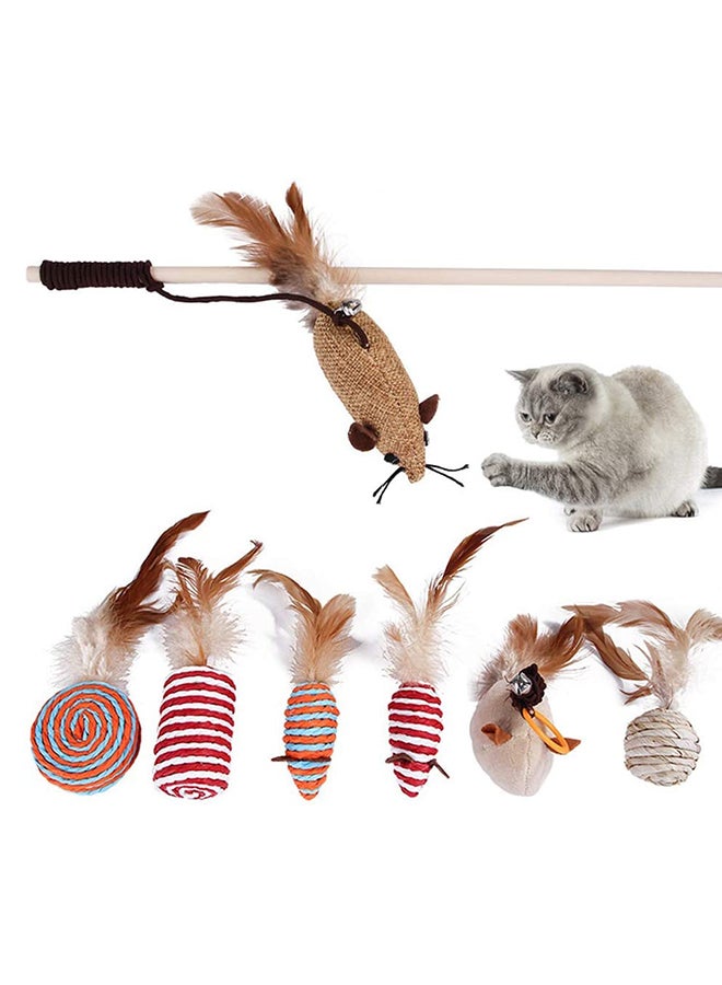 Mumoo Bear - Interactive Cat  Scratch Toy Set 41.2 x 18.2 x 5.8cm - Image 1