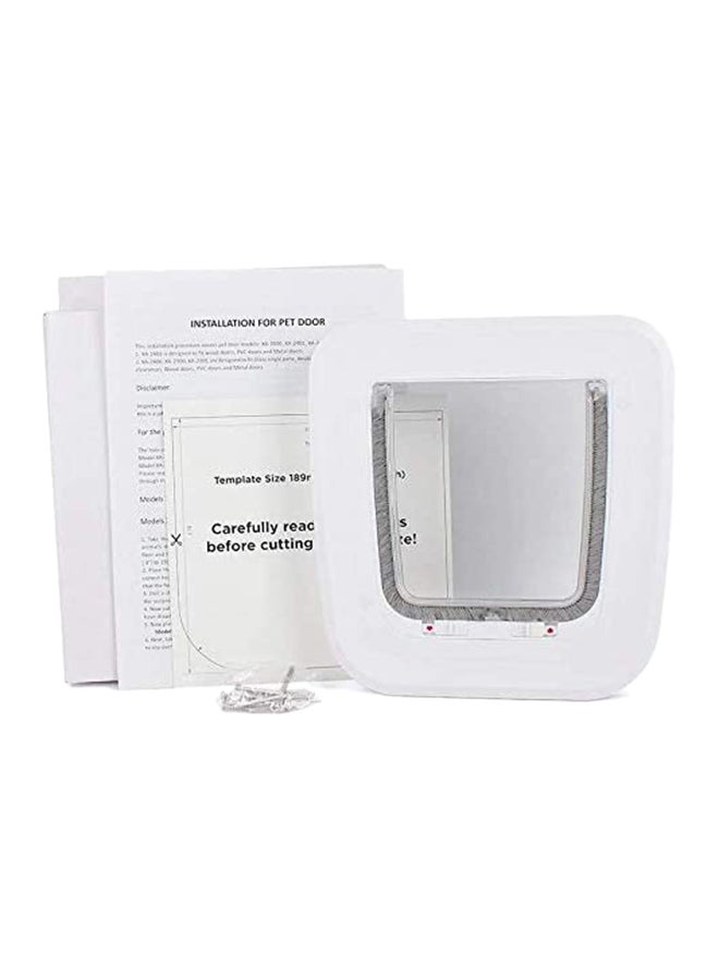 4 Way Cat Puppy Doggie Lockable Door ‎26 x 24.4 x 5.6cm