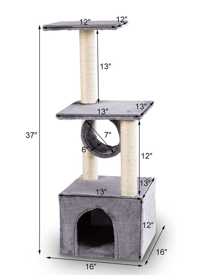 Cat Tree Triple Tower ‎19.4 x 14.2 x 5.2cm