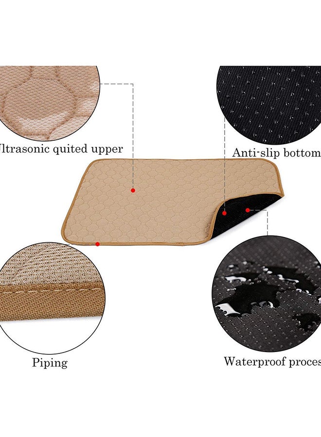 Mumoo Bear Washable Large Pee Pads For Dogs Beige ‎35.8 x 25.9 x 4.8cm - Image 3