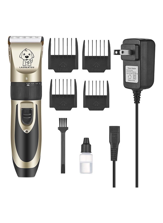 Mumoo Bear Professional Electric Pet Hair Shaver With 4 Guard Combs Black 21.4 x 14.3 x 6.9cm  - Image 1