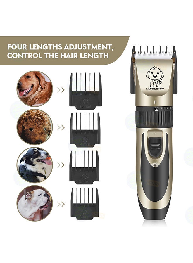 Mumoo Bear Professional Electric Pet Hair Shaver With 4 Guard Combs Black 21.4 x 14.3 x 6.9cm  - Image 3