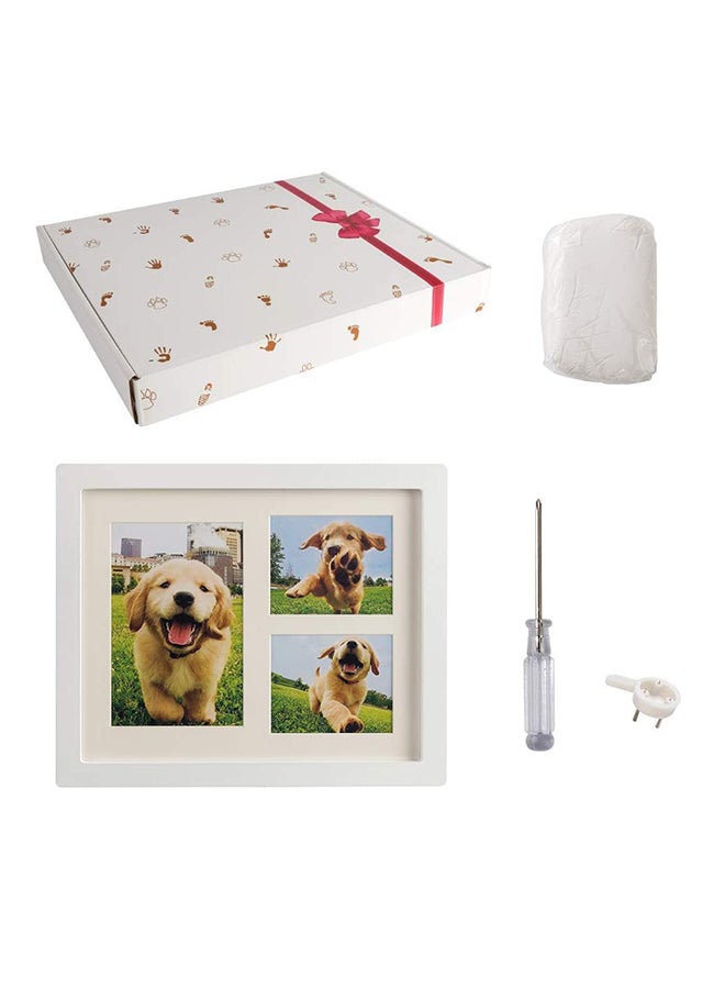 Mumoo Bear Pet Memorial Picture Frame White 32 x 26 x 4.2cm - Image 2