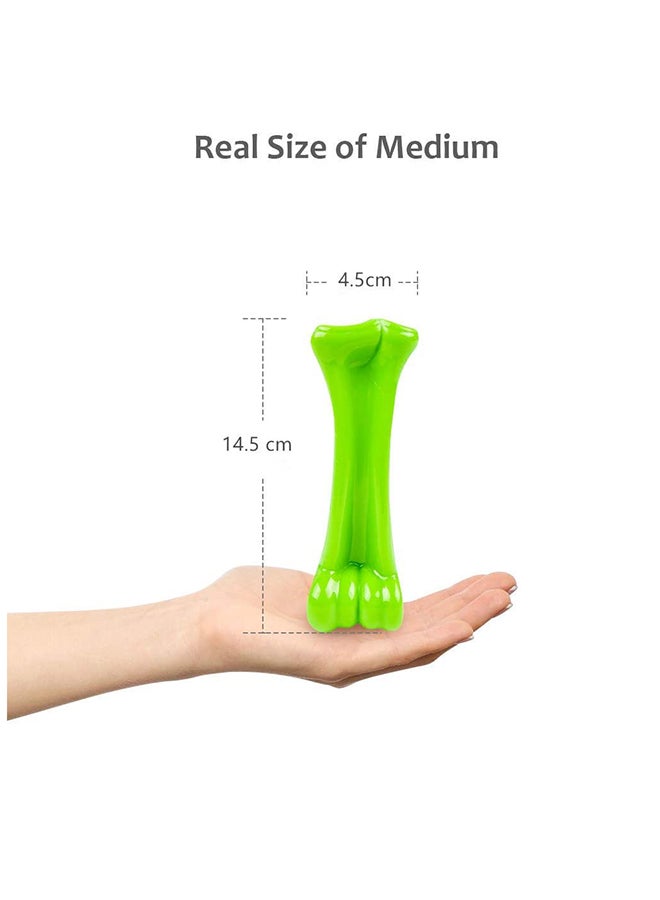 Mumoo Bear Indestructible Pet Chew Toys Bone For Puppy Dogs Green ‎23.9 x 13.8 x 3.6cm - Image 3