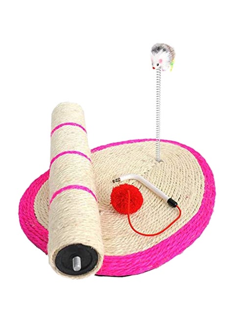 Scratch Tree For Large Small Cats Kittens With Toy Furniture Protector Multicolour ‎40 x 25 x 10cm