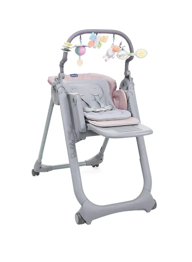 Chicco Highchair Polly Magic Relax, reducer 0-3yrs, Antiguan Sky
