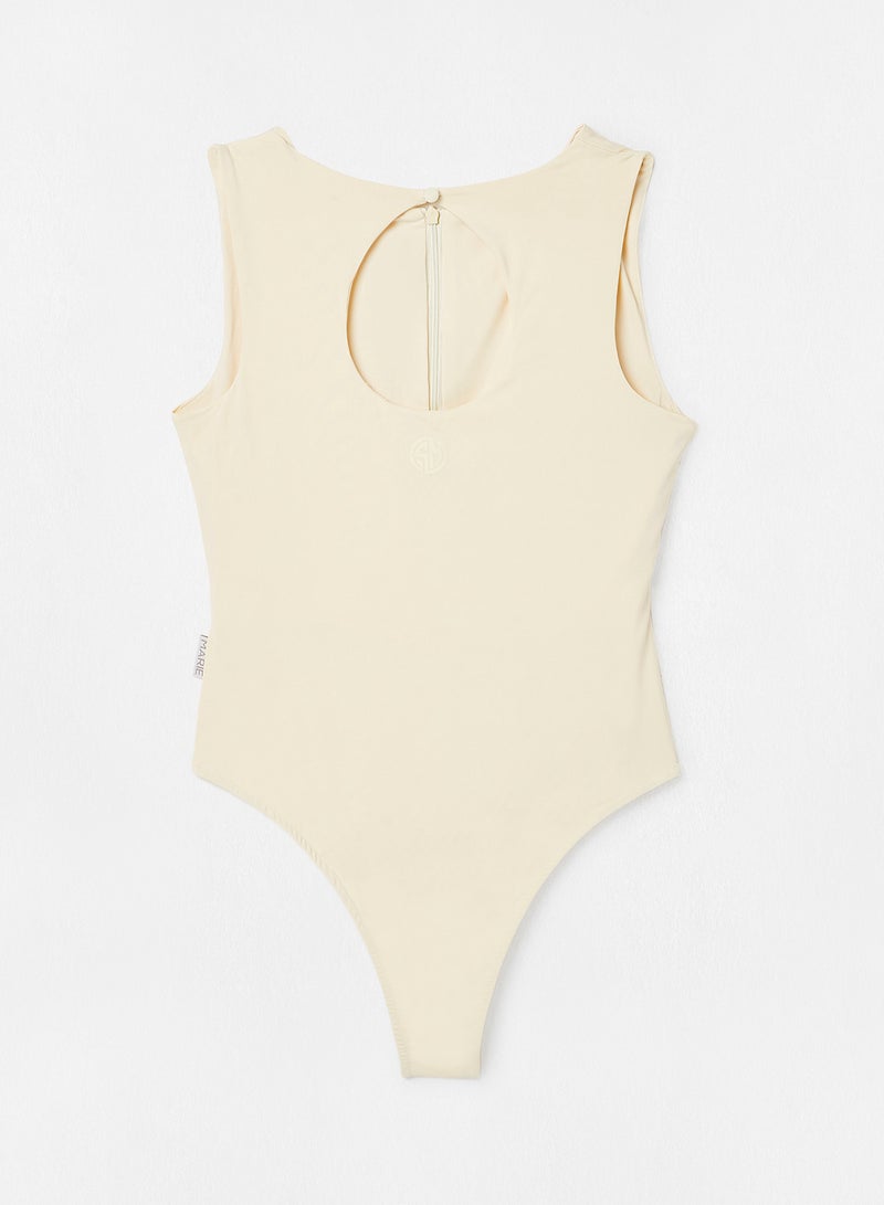 Keyhole Back Bodysuit Nude - v1625049552/N43452421V_8