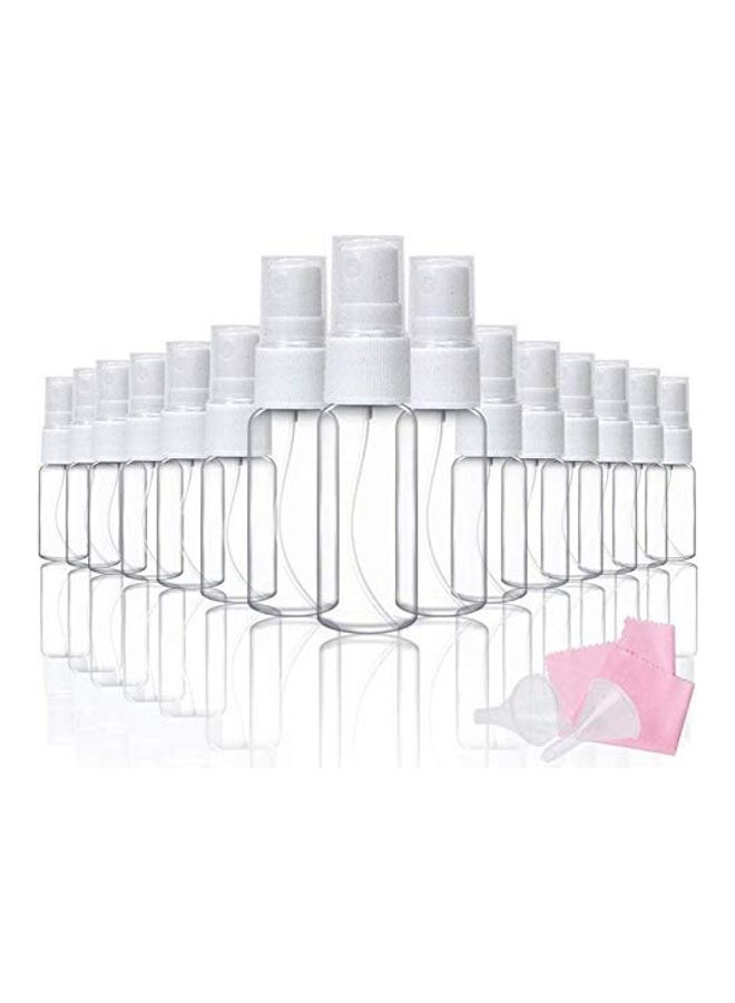 21-Piece Plastic Mist Spray Bottle Set Clear/White - v1625051215/N48657580A_1