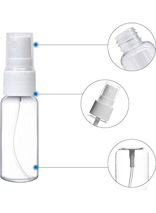 21-Piece Plastic Mist Spray Bottle Set Clear/White - v1625051215/N48657580A_2