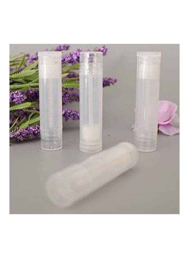 ماي كرييت مجموعة أنابيب فارغة من البلاستيك لملمع الشفاه مكونة من 25 قطعة شفاف - Image 4